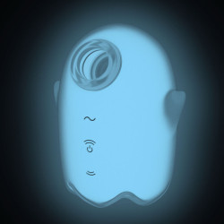 Satisfyer - Glowing Ghost Air Pulse & Vibrateur Blanc